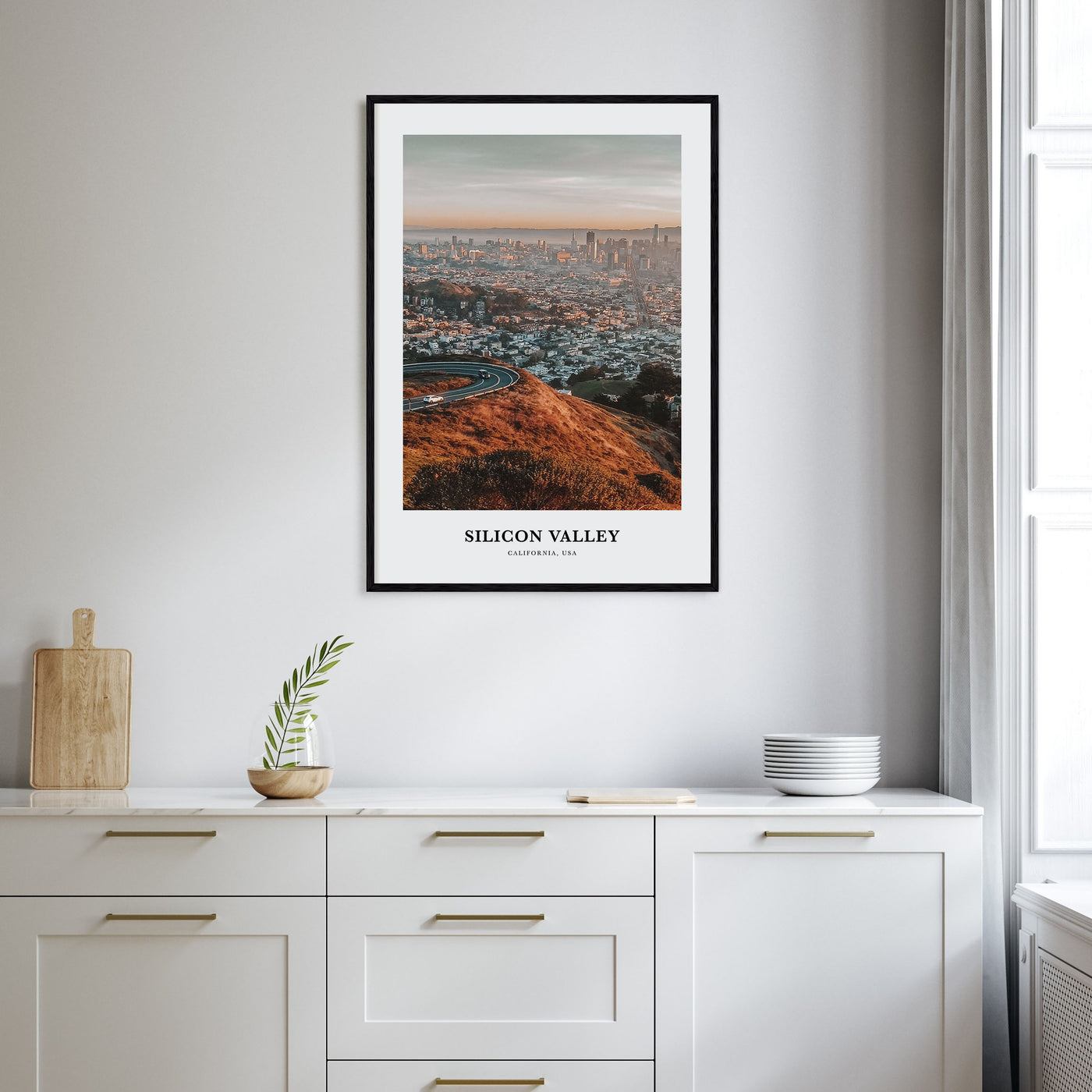 Silicon Valley Portrait Color No 3 Poster