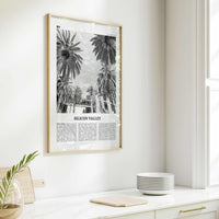 Silicon Valley Print Black and White, Silicon Valley Wall Art, Cupertino, Mountain View, California, USA, United States, North America