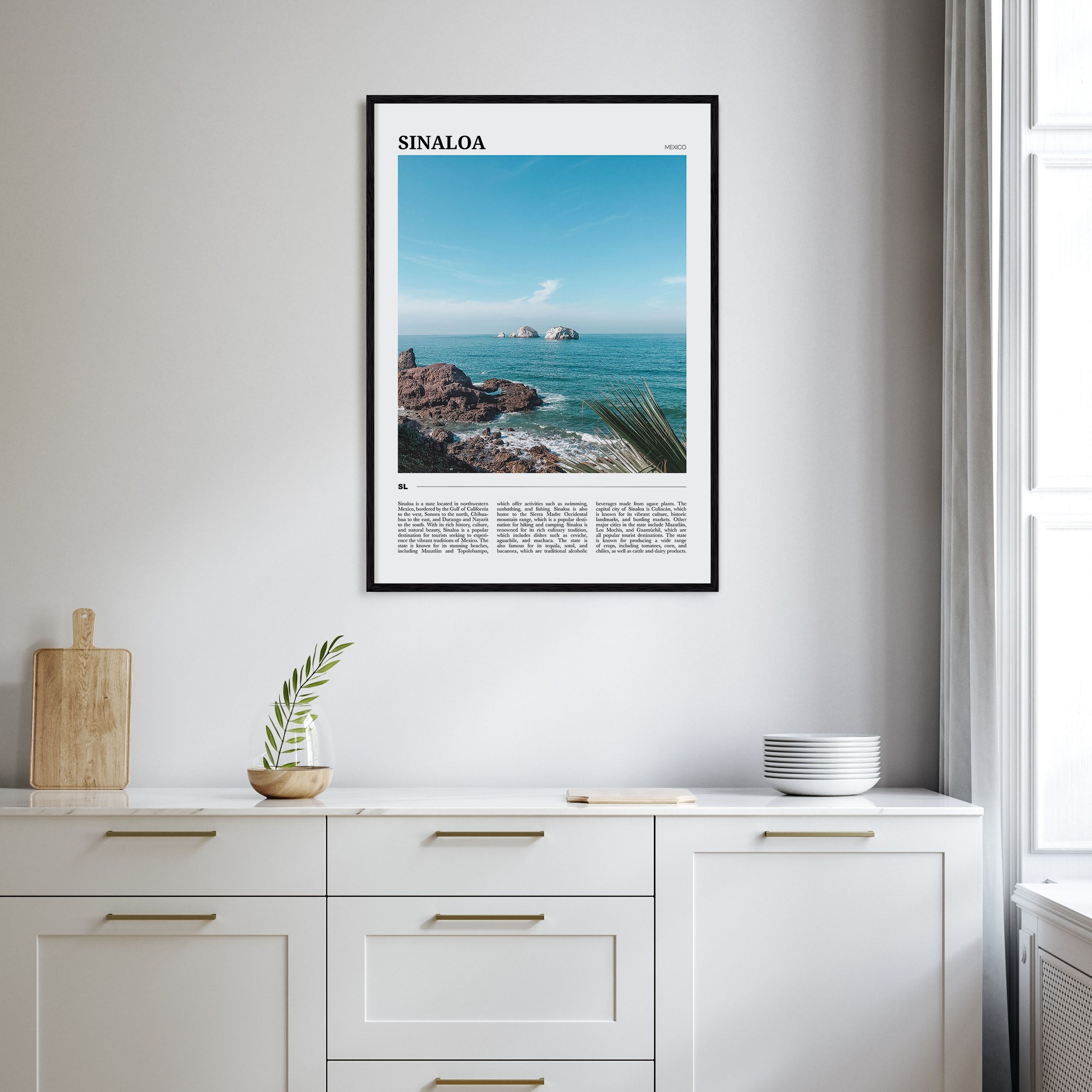 Sinaloa Travel Color Poster