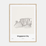Singapore Drawn Poster