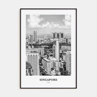 Singapore Portrait B&W No 1 Poster