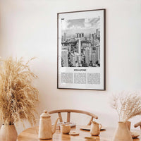 Singapore Print Black and White No 1, Singapore Wall Art, Singapore Poster, Singapore Photo, Singapore Wall Decor, Malay, Malaysia, Asia