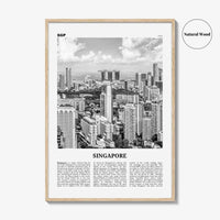 Singapore Print Black and White No 1, Singapore Wall Art, Singapore Poster, Singapore Photo, Singapore Wall Decor, Malay, Malaysia, Asia