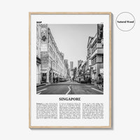 Singapore Print Black and White No 2, Singapore Wall Art, Singapore Poster, Singapore Photo, Singapore Wall Decor, Malay, Malaysia, Asia