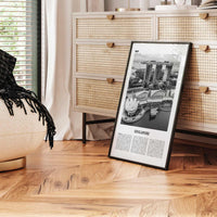 Singapore Print Black and White No 3, Singapore Wall Art, Singapore Poster, Singapore Photo, Singapore Wall Decor, Malay, Malaysia, Asia