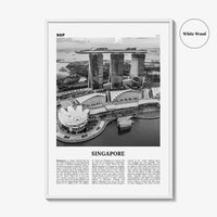Singapore Print Black and White No 3, Singapore Wall Art, Singapore Poster, Singapore Photo, Singapore Wall Decor, Malay, Malaysia, Asia