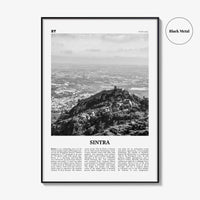 Sintra Print Black and White, Sintra Wall Art, Sintra Poster, Sintra Photo, Sintra Wall Décor, Lisbon, Portugal, Portuguese Riviera