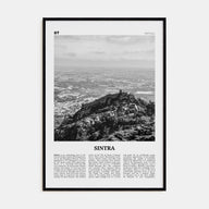 Sintra Travel B&W Poster