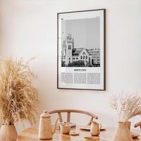 Sioux City Print Black and White, Sioux City Wall Art, Sioux City Poster, Sioux City Photo, Sioux City Wall Décor, Sioux City Map, Iowa, USA