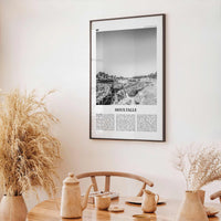 Sioux Falls Print Black and White, Sioux Falls Wall Art, Sioux Falls Poster, Sioux Falls Photo, Sioux Falls Map, South Dakota, USA