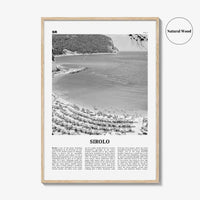 Sirolo Print Black and White, Sirolo Wall Art, Sirolo Poster, Sirolo Photo, Sirolo Wall Décor, Ancona, Italy, Italia, Marche