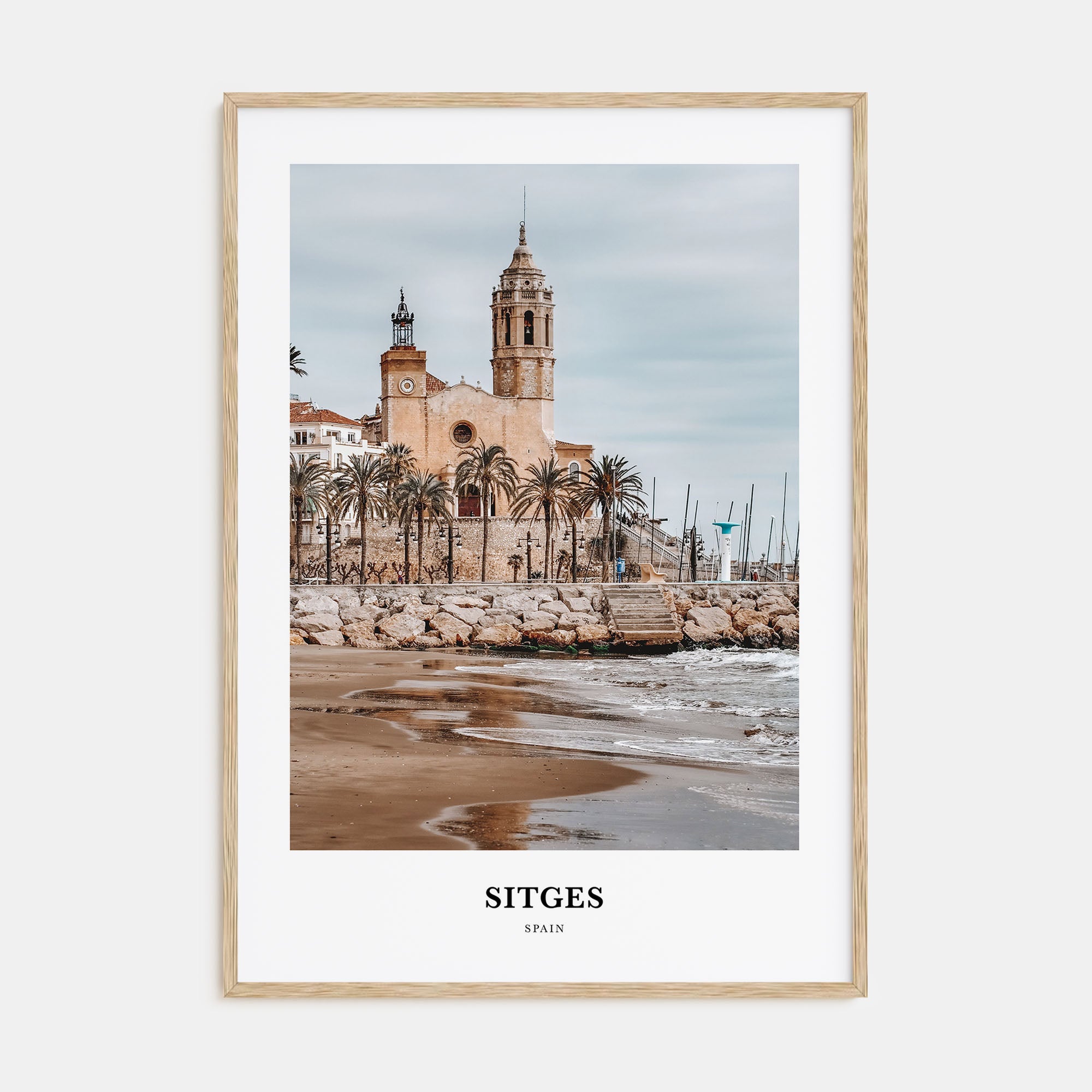 Sitges Portrait Color Poster