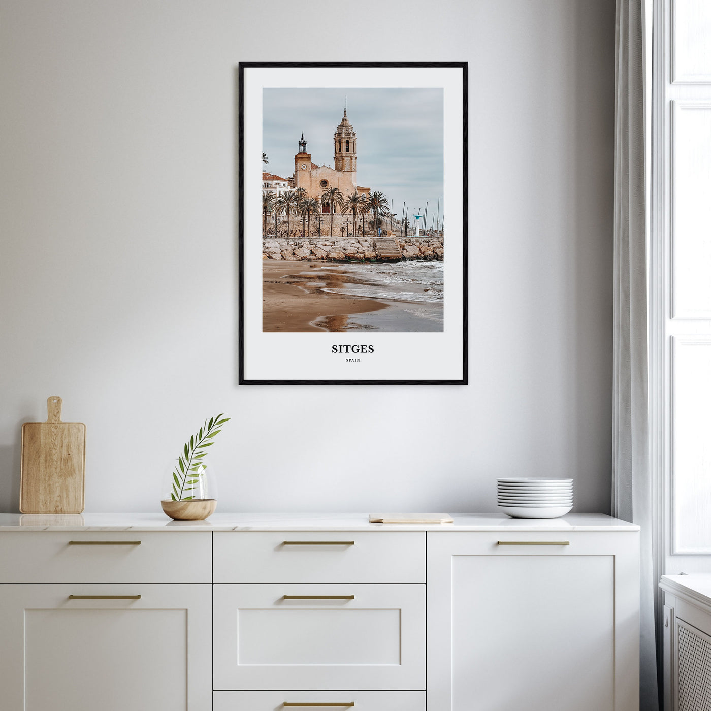 Sitges Portrait Color Poster