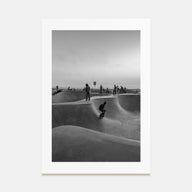 Skateboard Photo B&W No 1 Poster