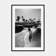 Skateboard Photo B&W No 3 Poster