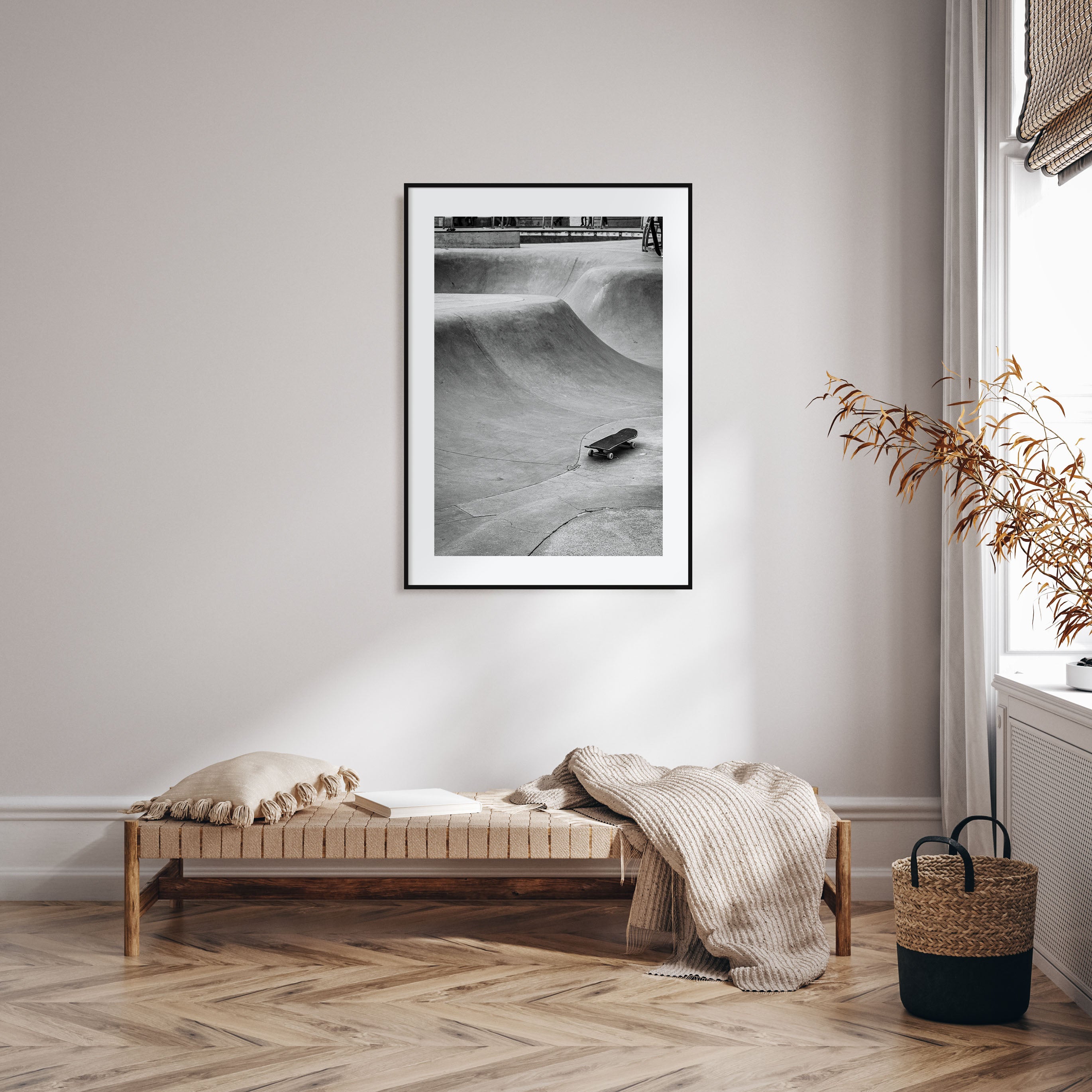 Skateboard Photo B&W No 4 Poster