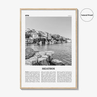Skiathos Print Black and White, Skiathos Wall Art, Skiathos Poster, Skiathos Photo, Skiathos Wall Décor, Σκιάθος, Skíathos, Greece, Thessaly