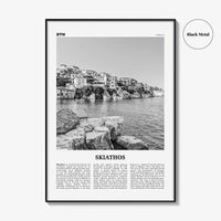 Skiathos Print Black and White, Skiathos Wall Art, Skiathos Poster, Skiathos Photo, Skiathos Wall Décor, Σκιάθος, Skíathos, Greece, Thessaly