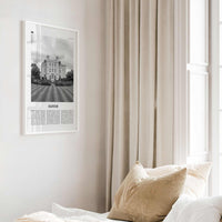 Slough Print Black and White, Slough Wall Art, Slough Poster, Slough Photo, Slough Wall Décor, Slough Map, England, UK