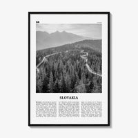 Slovakia Print Black and White, Slovakia Wall Art, Slovakia Poster, Slovakia Photo, Slovak, Slovenská, Slovensko, Bratislava, Košice, Europe