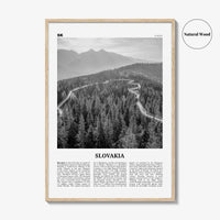 Slovakia Print Black and White, Slovakia Wall Art, Slovakia Poster, Slovakia Photo, Slovak, Slovenská, Slovensko, Bratislava, Košice, Europe