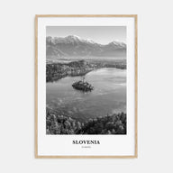 Slovenia Portrait B&W Poster