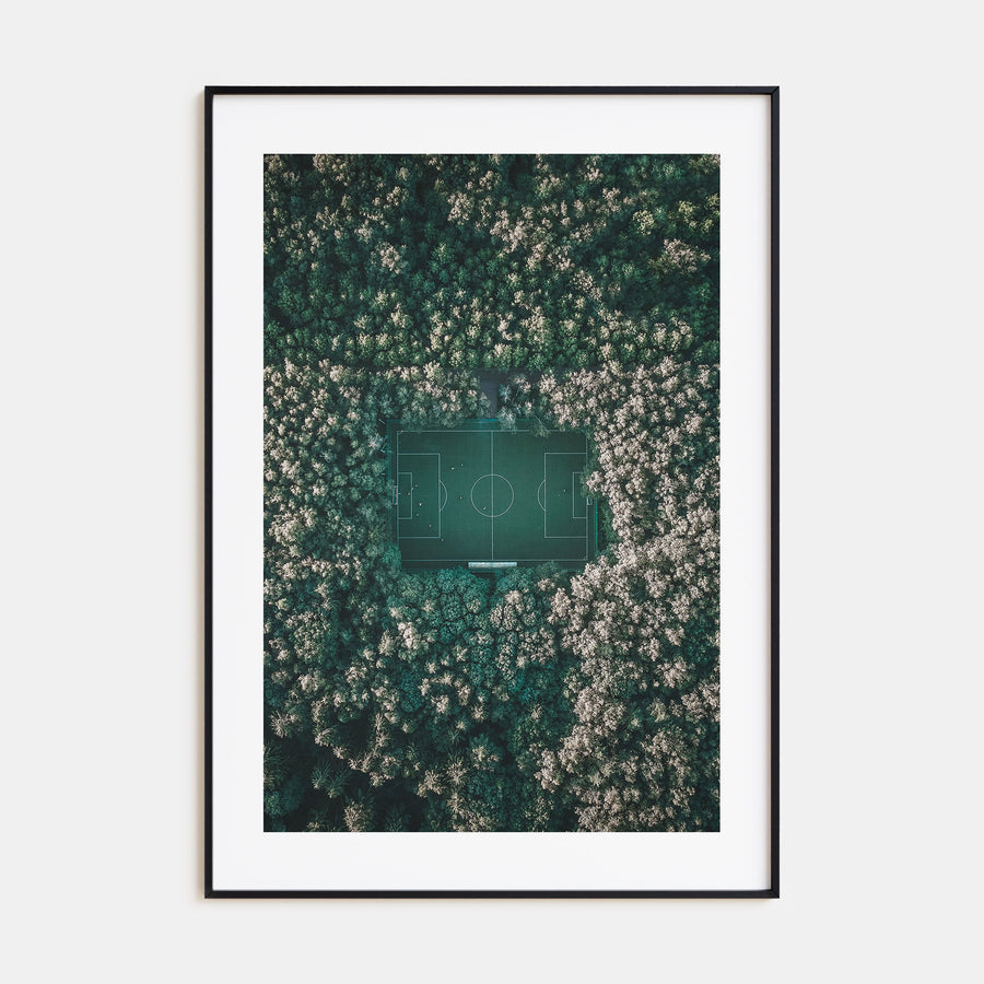 Soccer Field Photo Color Poster