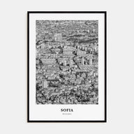 Sofia Portrait B&W Poster