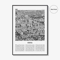 Sofia Print Black and White, Sofia Wall Art, Sofia Poster, Sofia Photo, Sofia Wall Decor, City Art Print, Bulgaria, София, България, Europe