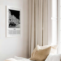 Soho Print Black and White London No 1, Soho London Wall Art, Soho London Poster, Soho London Photo, England, UK, United Kingdom, Europe
