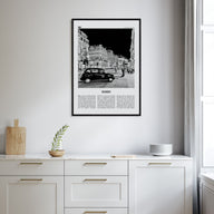 Soho, London Travel B&W No 1 Poster
