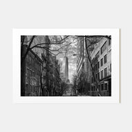 SoHo, New York City Landscape B&W Poster