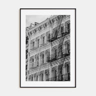 SoHo, New York City Photo B&W Poster
