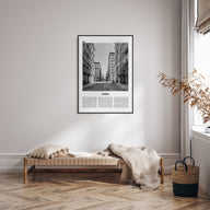 SoHo, New York City Travel B&W No 2 Poster