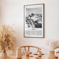 Solden Print Black and White, Solden Wall Art, Sölden Poster, Sölden Photo, Sölden Wall Décor, Ötztal, Tyrol, Austria, Imst, Österreich