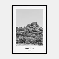 Somalia Portrait B&W Poster