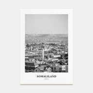 Somaliland Portrait B&W Poster