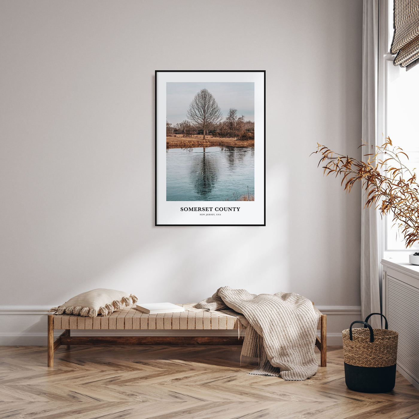 Somerset County Portrait Color Poster