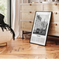 Somerset Print Black and White, Somerset Wall Art, Somerset Poster, Somerset Photo, Somerset Map, England, UK, United Kingdom