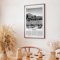 Sonoma Print Black and White, Sonoma Wall Art, Sonoma Poster, Sonoma Photo, Sonoma Wall Decor, California, USA, United States, North America