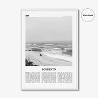 Sorrento Print Black and White Australia, Sorrento Wall Art, Sorrento Poster, Sorrento Photo, Sorrento Wall Décor, Victoria, Australia