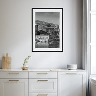 Sorrento, Italy Photo B&W Poster