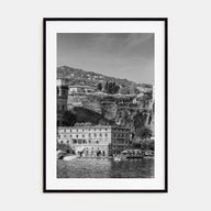Sorrento, Italy Photo B&W Poster