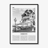 Sorrento Print Black and White Italy, Sorrento Wall Art, Sorrento Poster, Sorrento Photo, Sorrento, Italia, Naples, Campania, Amalfi Coast