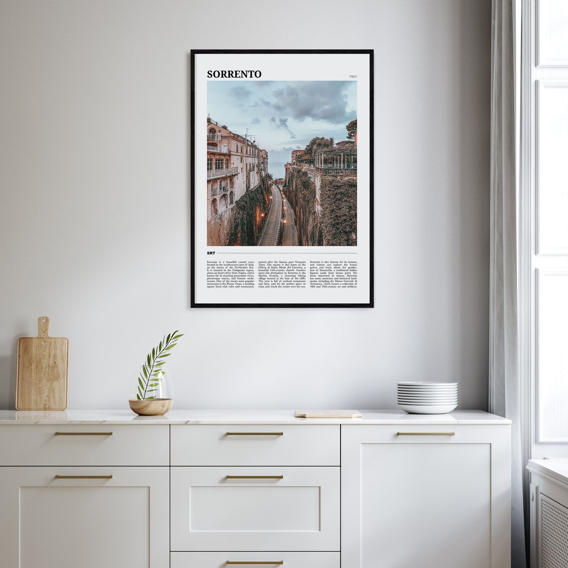 Sorrento, Italy Travel Color Poster