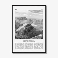 South Africa Print Black and White, South Africa Wall Art, South Africa Poster, South Africa Photo, Johannesburg, Cape Town