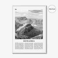 South Africa Print Black and White, South Africa Wall Art, South Africa Poster, South Africa Photo, Johannesburg, Cape Town