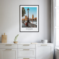 South Bank Portrait Color Poster