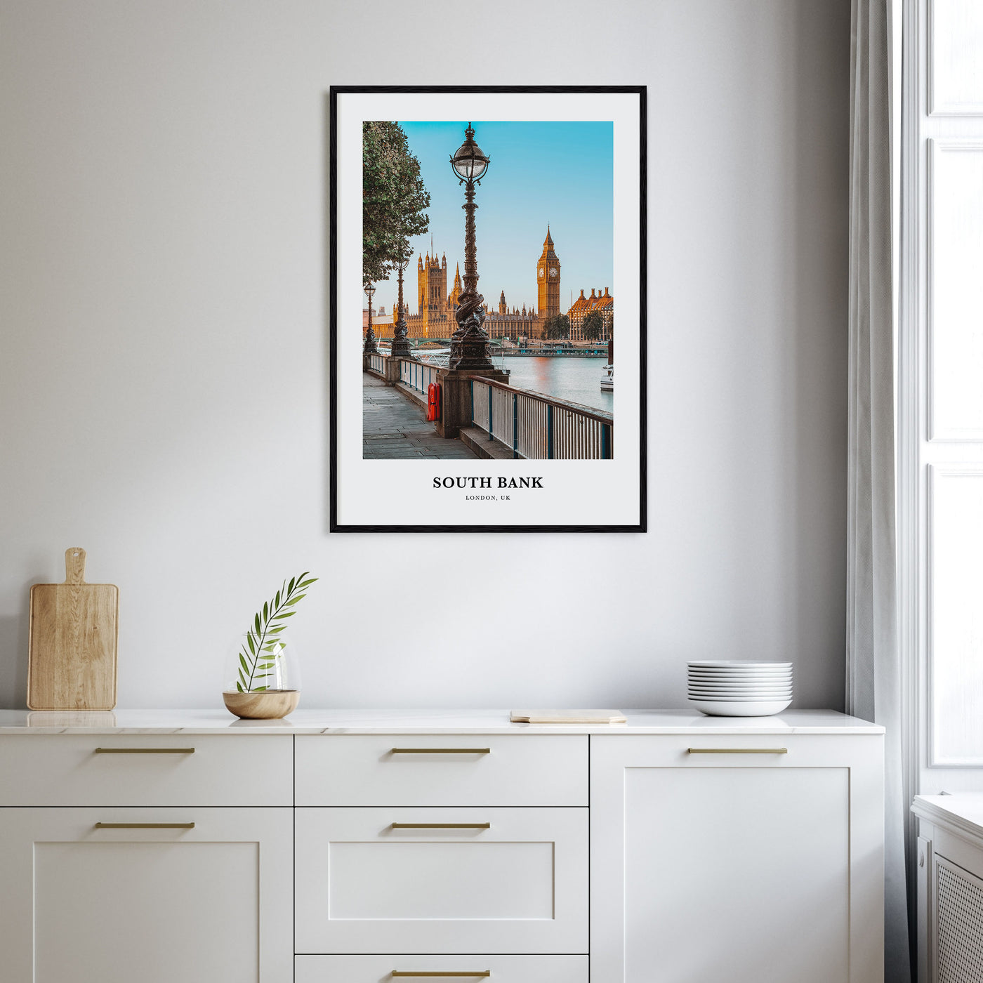 South Bank Portrait Color Poster