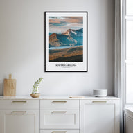 South Carolina Portrait Color No 3 Poster